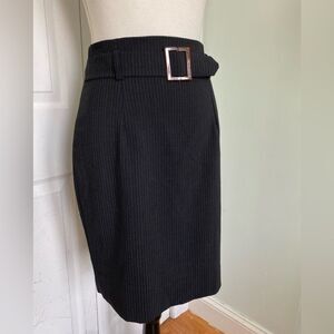 Y2K /90s Chic Pinstripe Bestini Paris Skirt